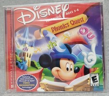 Disney/Scholastic Phonics Quest  (Windows/Mac)  Interactive Learning CD Ages 5-8 picture