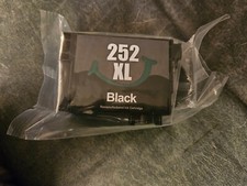 NEW AND SEALED  252 XL BLACK INK CARTRIDGE - COMPUTER PRINTER 252XL -READ BELOW picture