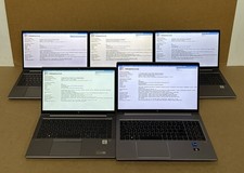 Mixed Lot of 5 HP ZBook Firefly G7/G8/Power/G9 | i7 | Mixed RAM | 512GB SSD READ picture