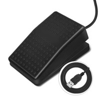 Plastic USB Single Foot Switch Pedal Control Pre-Progr Key for Keyboard Mouse PC picture