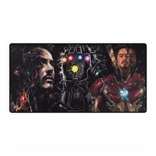 Marvel Iron Man Infinity Gauntlet Stones Split Mouse Pad Desk Mats picture