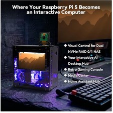 Pironman 5 Pro Max Mini PC Case with 4.3” Touch Screen picture