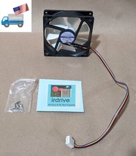 Evercool 92mm x 25mm 4-pin PWM EL Bearing 12V DC PC Case Cooling Fan EC9225H12EP picture