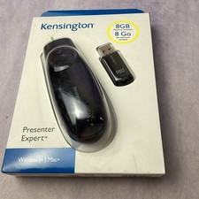 NIB Kensington Expert Wireless Presenter w Green Laser Pointer & Cursor Control picture
