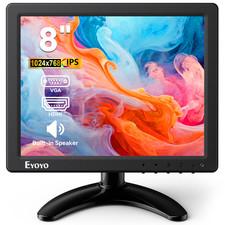 Eyoyo 1024x600 7 inch Computer Screen HDMI VGA AV USB CCTV Security Monitor picture