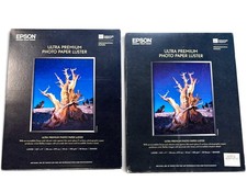 2 Packs Epson 8.5x11 Premium Ultra Luster Photo Paper, Total 100 Sheets  NEW picture