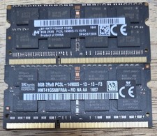 MT16KTF1G64HZ-1G9P1 MICRON/SKHYNIX LAPTOP RAM 8GB 2RX8 PC3L-14900S-13-13-F3 picture