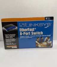 Linksys Etherfast 8-Port Switch 10/100 MBPS New In Box picture