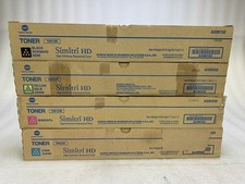NEW Genuine Konica Minolta TN512 Toner Print Cartridge Set CMYK - Factory Sealed picture