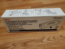 OEM OKI Data 42804504 Black Toner Cartridge C5100 C5300 C5400 Series New Box picture