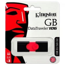 Sealed Genuine Kingston 64GB flash drive USB 3.1/3.0/2.0 DT106/64GB picture