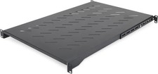 1U 4-Post Vented Rack Shelf, 28-34.4in, 150lb (ADJSHELFV-Rack) picture