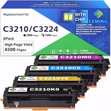 C3210 C3224 Toner Cartridge 4 Pack for Lexmark C3224dw C3326dw C3426dw MC3224 picture