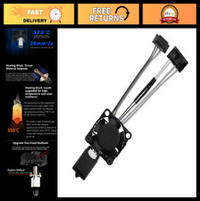 Complete Hotend Kit for 3D Printer - 0.4mm Steel Nozzle, Ceramic Extruder, Fan, picture