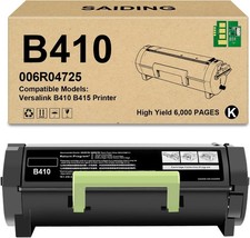 Black Toner Cartridge 006R04725 with Chip for Xerox VersaLink B410 B415 Printers picture