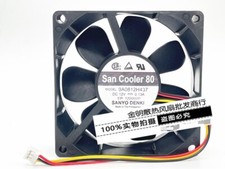 1 pcs   chassis power mute cooling fan 8025 8CM 9A0812H437 12V 0.13A picture