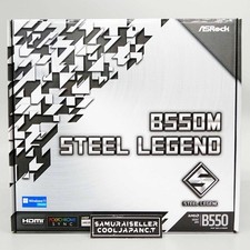 ASRock B550M Steel Legend AM4 Motherboard Micro ATX AMD Ryzen 5000 B550 DDR4 NEW picture
