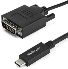 USB-C to DVI Cable 3.3ft 1920x1200 Thunderbolt 3 CDP2DVIMM1MB picture