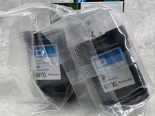2x Black 901XL Ink Cartridges 4500 J4500 J4540 J4550 J4580 J4640 - 2 Pack picture