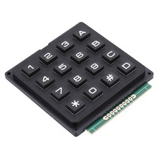 Keyboard Modules With 16 Keys 4x4 Push Buttons External Keypad For MCU picture