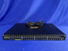 HP Aruba 2930F JL256A 48G POE+ 4SFP Ethernet Switch With Power Cord - Powers On picture