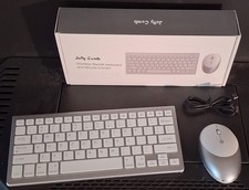 Gift Jelly Comb Wireless & BT Backlit Keyboard & Mouse Combo IWG-LJTZ01 White picture