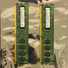 Samsung 2GB (2x1GB) DDR2 PC2-5300U 240-Pin DIMM RAM M378T2863QZS-CE6 picture