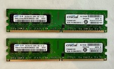 Crucial 2GB Set of 1GB DDR2-667MHz (PC2-5300) Non-ECC, Unbuff CL5, 240-pin DIMM picture