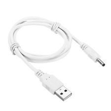 1Pcs USB Male to DC 3.5 x 1.35 mm Male Power Cord 100cm Charging Cable White picture