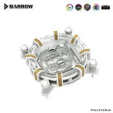 Barrow CPU Water Block for intel i3 i5 i7 i9 LGA 1851 1700 1200 LTYKB-AI White picture
