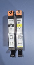 Canon 281 Ink Cartridge Set of 2 NEW OEM Genuine Sealed - Black and Yellow picture