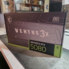 RTX 5080 MSI Ventus 3X OC PLUS  Graphics Card + Receipt picture
