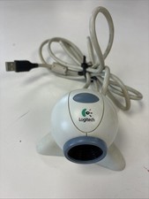 Vintage Logitech Quickcam USB Webcam 2000s Computer Wired Camera Base *Untested* picture