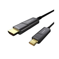 Fiber Optic USB C to HDMI Cable 25ft, Type C to HDMI 2.0 Cable 4K@60Hz, Thund... picture