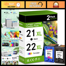 Compatible Ink Cartridges Combo Pack 21XL 22XL for HP OfficeJet & DeskJet (2-Pac picture