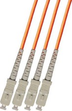 Direct Burial Outdoor SC 4 Strand Fiber Optic Cable Multimode 50/125 25M Network picture