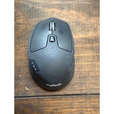 Logitech M720 Triathlon Wireless Mouse Bluetooth Unifying Receiver Black UNTEST picture