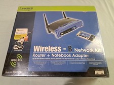 Linksys wireless-B Network Kit router+notebook adapter (W11S4PC11) New picture