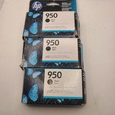 3x Genuine HP 950 Ink Cartridge For HP 8620 8630 8625 Printer 2020 EXP NIB picture