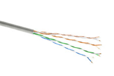 1000ft Slim Cat6 UTP Stranded Mini Bulk Ethernet Cable 28AWG Bare Copper, Gray picture