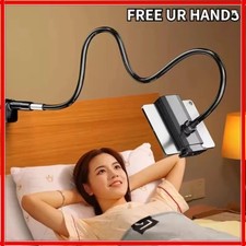 Tablet Bracket for Bed Desk Gooseneck Tablet Stand Flexible Long Arm Black 11 in picture