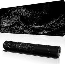 Japanese Sea Wave Gaming Mouse Pad, Anime Gaming Mousepad, Extended Kanagawa Mat picture