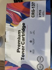 Premium Toner Cartridge CRG-137 2 pcs Black, Brand New Opened box picture