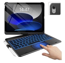 typecase FLEXBOOK TOUCH Bluetooth Backlit Trackpad Case iPad 10th Gen Black picture