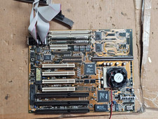 Retro Gaming ASUS P/I-P55TP4N Retro Vintage Motherboard w/166Mhz CPU & Ram & I/O picture