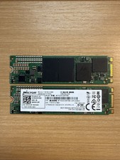 Lot of 2 Micron 1100 256GB SATA M.2 2280 SSD MTFDDAV256TBN-1AR1ZABDA picture