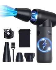 Air Duster 180000RPM Jet Dryer Blower, 3 Gear Level Electric Portable Air Duster picture