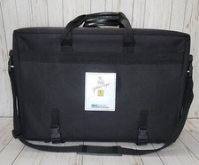 VTG Info Case Top Loading Black Canvas Briefcase Bag BELLSOUTH Yellow Pages RARE picture
