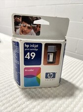 HP Inkjet 49 Tri-Color Print Ink Cartridge Genuine New picture