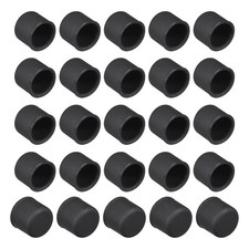20pack Silicone RCA Port Anti-Dust Stopper Cap Cover Black picture